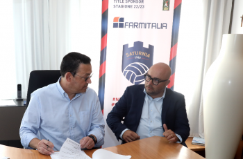 Farmitalia nuovo title sponsor: la squadra parteciperà al prossimo campionato con la denominazione Farmitalia Saturnia